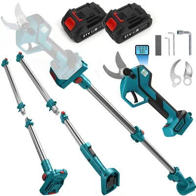 Akku-Astschere 2-in-1 mit Teleskopstange, 50 mm, 21 V, bürstenlos