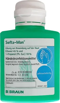 Produktbild von Softa-Man Alkohol-Handdesinfektionsmittel 100ml