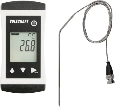 Produktbild von VOLTCRAFT PTM 100 + TPT-209 Temperatur-Messgerät -200 - 450 °C Fühler-Typ Pt1000 IP65