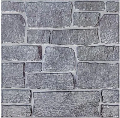 Obrázok produktu pre 3D nástenné panely 30 x 30 cm, PVC, vzhľad kameňa, vodovzdorné
