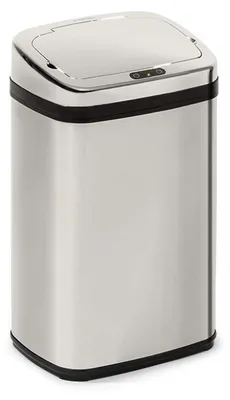 Sensor-Mülleimer 30 L, berührungslos, automatisch, Chrom