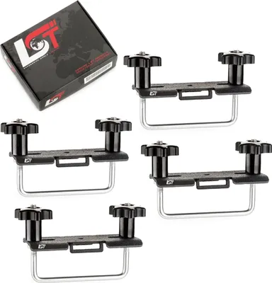 Produktbild von Montagesatz Träger Dachbox U-Bügel 80 mm Pulverbeschichtet für AUDI für PORSCHE