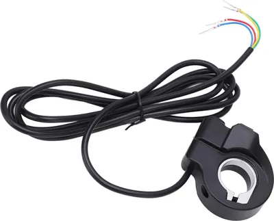 Image de interrupteur de guidon de moto 12V à 72V, interrupteur ded'éclairage pour scooters, vélos électriques avec interrupteur d'avertisseur sonore, pour roues de moteur