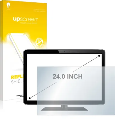 Produktbild von upscreen Schutzfolie für Flachbildschirme mit 61 cm (24 Zoll) Displays 519 x 325 mm Displayschutz Displayschutzfolie Folie Matt Entspiegelungsfolie