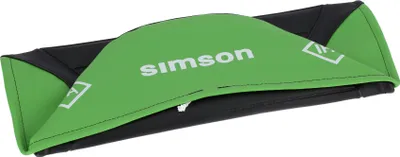 Produktbild von Sitzbezug strukturiert, schwarz/grün für Endurositzbank mit SIMSON-Schriftzug - Simson S50, S51, S70 Enduro