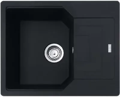 Zdjęcie produktu dla Franke Urban - zlewozmywak Fragranite UBG 611-62, 620x500 mm, czarny matowy 114.0700.097