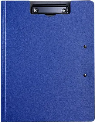 Image de Etiquette à double pinces - A4 - bleu