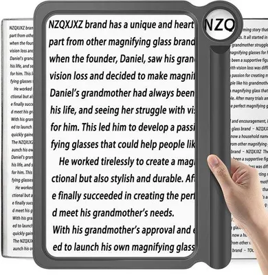 Zdjęcie produktu dla Azomor® – poręczna i lekka lupa z dużym polem widzenia, przeznaczona dla osób starszych