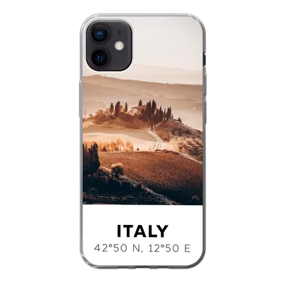 Produktbild von MuchoWow® Handyhülle Schutzhülle Hülle für iPhone 12 mini Toskana - Italien - Sommer Silikon Softcase Handy Hülle - Bild