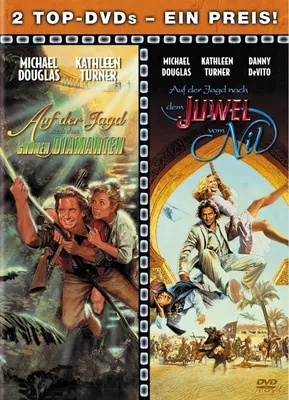 Produktbild von Auf der Jagd nach dem grünen Diamanten / Auf der Jagd nach dem Juwel vom Nil (2 DVDs)
