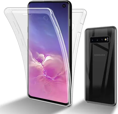 Produktbild von Cadorabo Schutzhülle für Samsung Galaxy S10 Hülle in natur 360° Etui Full Body Handyhülle Cover Case