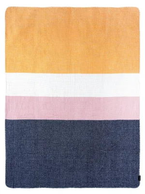 Obrázok produktu pre Tkáná prikrývka s geometrickým vzorom, rozmer 200 x 150 cm, vyrobená z bavlny a akrylu