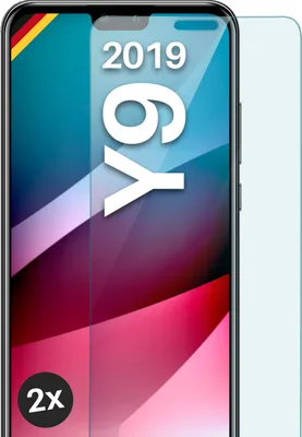 Produktbild von SCHUTZFOLIE FÜR HUAWEI Y9 (2019) - ECHTGLAS, Stückzahl:2er Set