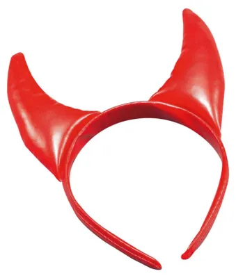 Produktbild von Smiffys - Teufelshörner - Stirnband - Polyester, PVC SM113 (Einheitsgröße) (Rot)