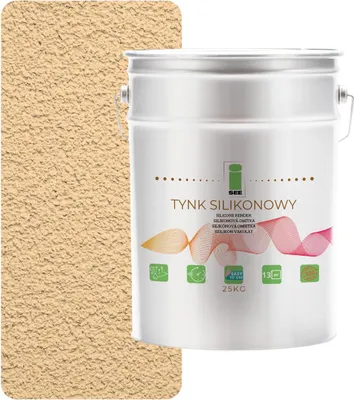 Produktbild von Außenfassadenputz aus Silikon, gelb-beige, 1,5 mm, Premium, 25 kg