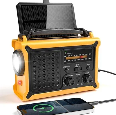Image de Radio à manivelle pour les situations d'urgence et le camping