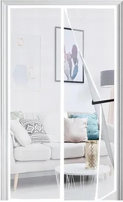 Zdjęcie produktu dla Magnetyczna siatka na owady do drzwi 175 x 240 cm