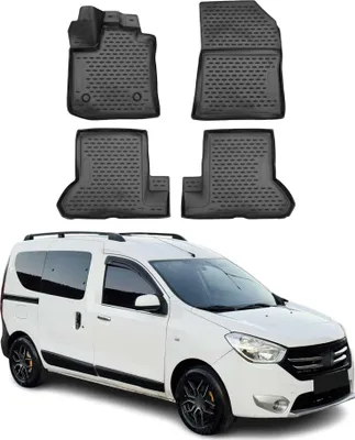 Image de 2012-2021 Tapis de sol Dacia Dokker TPE noir 4 pièces