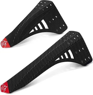 Productafbeelding van Famanu MTB spatbordset - zwart, geschikt voor mountainbikes met een wielmaat van 20-29 inch