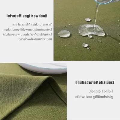 Wasserdichte Tischläufer 40 x 180 cm im modernen Leinenlook für Esszimmer, Feiern und Dekoration - Perfekt für den Frühling