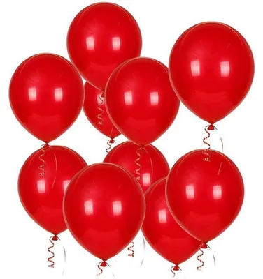 Productafbeelding van Ballonnen, 100 stuks, 12 inch, latex, geschikt voor helium, bruiloft, verjaardag, rood