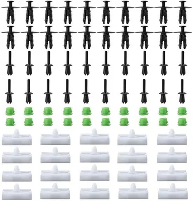 Image de Lot de 20 clips pour moulures - compatibles avec différents véhicules - 20 pièces