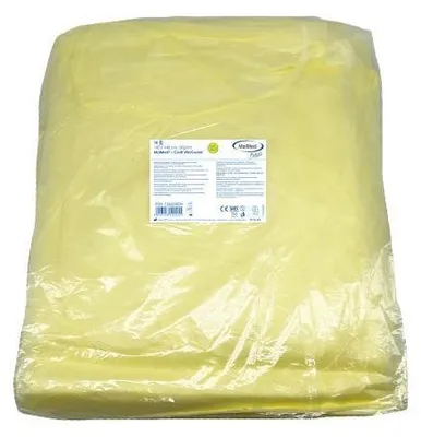 Image de Maimed Coat Protect Viruguard Kittel unsteril gelb 10 St