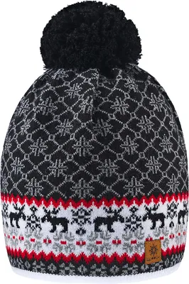 Produktbild von North klassische uni Strickmütze Schwarz