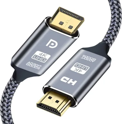 Produktbild von AdroitGoods DisplayPort zu HDMI Kabel - 4K 60Hz Ultra HD 4K - 200cm - Displayport Kabel