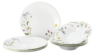 Obrázok produktu pre Hutschenreuther Nora Spring Vibes, 4 osôb, Kostný porcelán, Viacfarebný, Nora, Kolo, 27 cm