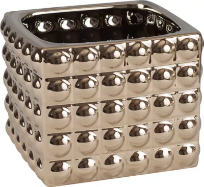 Produktbild von Keramischer Blumentopf 14 cm gold