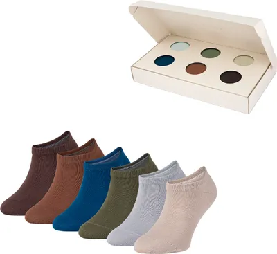 Produktbild von Kinder Sneaker Socken für Mädchen & Jungen Kurze Baumwollsocken, 24-29, earth box