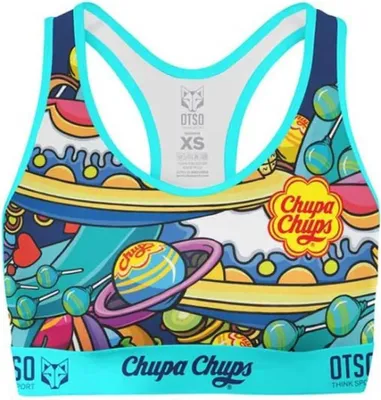 Produktbild von Otso Chupa Chups Space Sporttop Mittlerer Einfluss Mehrfarbig M Damen Mehrfarbig M