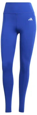 Image de Legging de sport pour femmes adidas Optime Essentials, avec poche dissimulée, longueur totale, couleur bleu "semi-lucide"