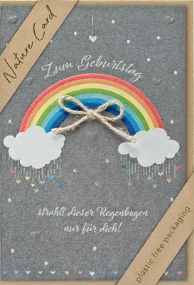 Produktbild von bsb 693031-2 Geburtstagskarte - Natur Card, inkl. Umschlag