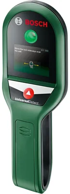 Obrázek produktu pro Bosch Universal Detect, Živý kabel, Kov, Dřevo, Černá, Zelená, 10 cm, 2,5 cm, 5 cm, 5 min
