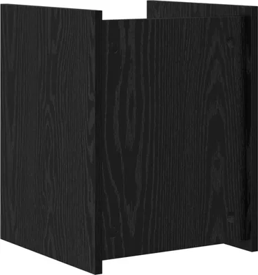 Produktbild von vidaXL Magazinregal Schwarz Eichen-Optik 35 x 35 x 45 cm Holzwerkstoff