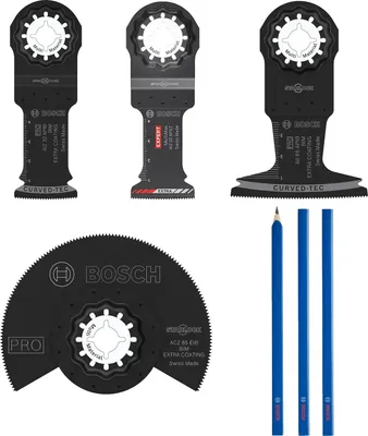 Produktbild von Sägeblatt-Set Starlock in Mini-L-Boxx mit Bleistiften - BOSCH - 061599766V