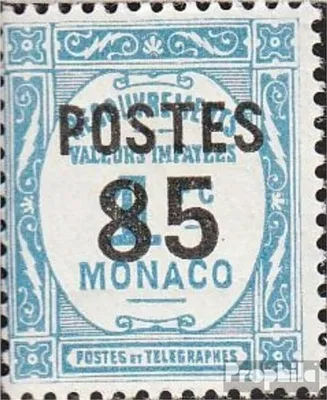 Produktbild von Briefmarken Monaco 1937 Mi 158 postfrisch Aufdruckausgabe