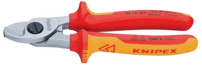 Obrázek produktu pro Knipex 95 16 165, Ruční řezačka kabelů, Červená, Žlutá, Chrom, Oranžová, Červená, Nerezová ocel, 1,5 cm, REACH, VDE