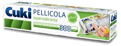Immagine prodotto di Pellicola superadesiva Cuki, 300 metri, con taglierina, 1 confezione