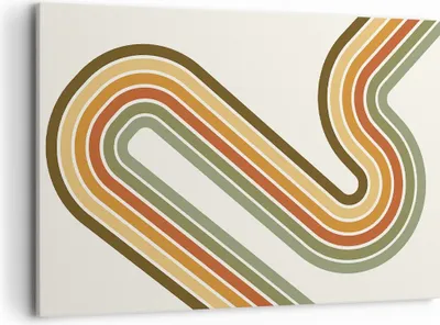 Produktbild von Bild auf Leinwand - Leinwandbild - Einteilig - Abstraktion Weg Gürtel - 120x80cm - Wand Bild - Wanddeko - Wandbilder - Leinwanddruck - Bilder - Wanddekoration - Leinwand bilder - AA120x80-4425
