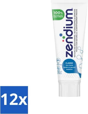 Immagine prodotto di Zendium Dentifricio Classico 75 ml - Confezione risparmio - 12 pezzi