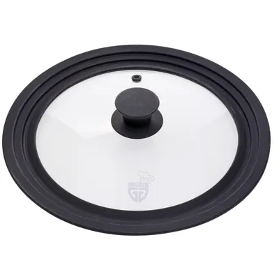 Produktbild von GRÄWE Universal-Glasdeckel schwarz 24-28 cm