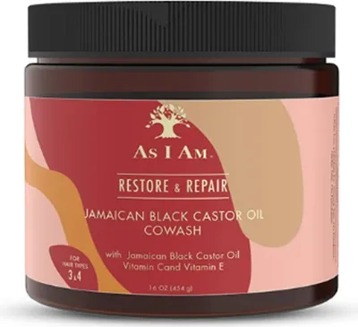 Produktbild von As I Am Restore & Repair Jamaican Black Castor Oil Co-Wash 454gr