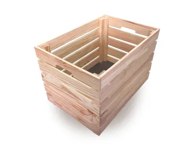 Immagine prodotto di Cesta Scatola Contenitore 35x50x35 cm in Legno di Pino Naturale