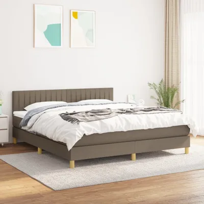 Produktbild von Maison Exclusive - Boxspringbett mit Matratze Taupe 180x200 cm Stoff