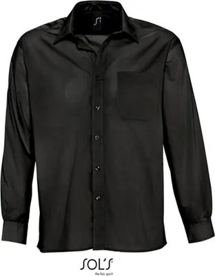 Image de SOL'S Popeline-Shirt Baltimore Manches longues