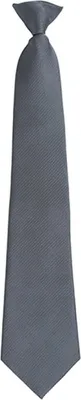 Produktbild von Premier Workwear PR785 | ŽColoursŽ Fashion Clip Tie - Farbe: Dark Grey (ca. Pantone 431) - Größe: 47 x 10 cm