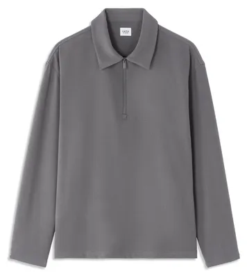 Produktbild von Celio Herren Langarmshirt Maori Grau XL aus Polyester, Viskose und Elasthan